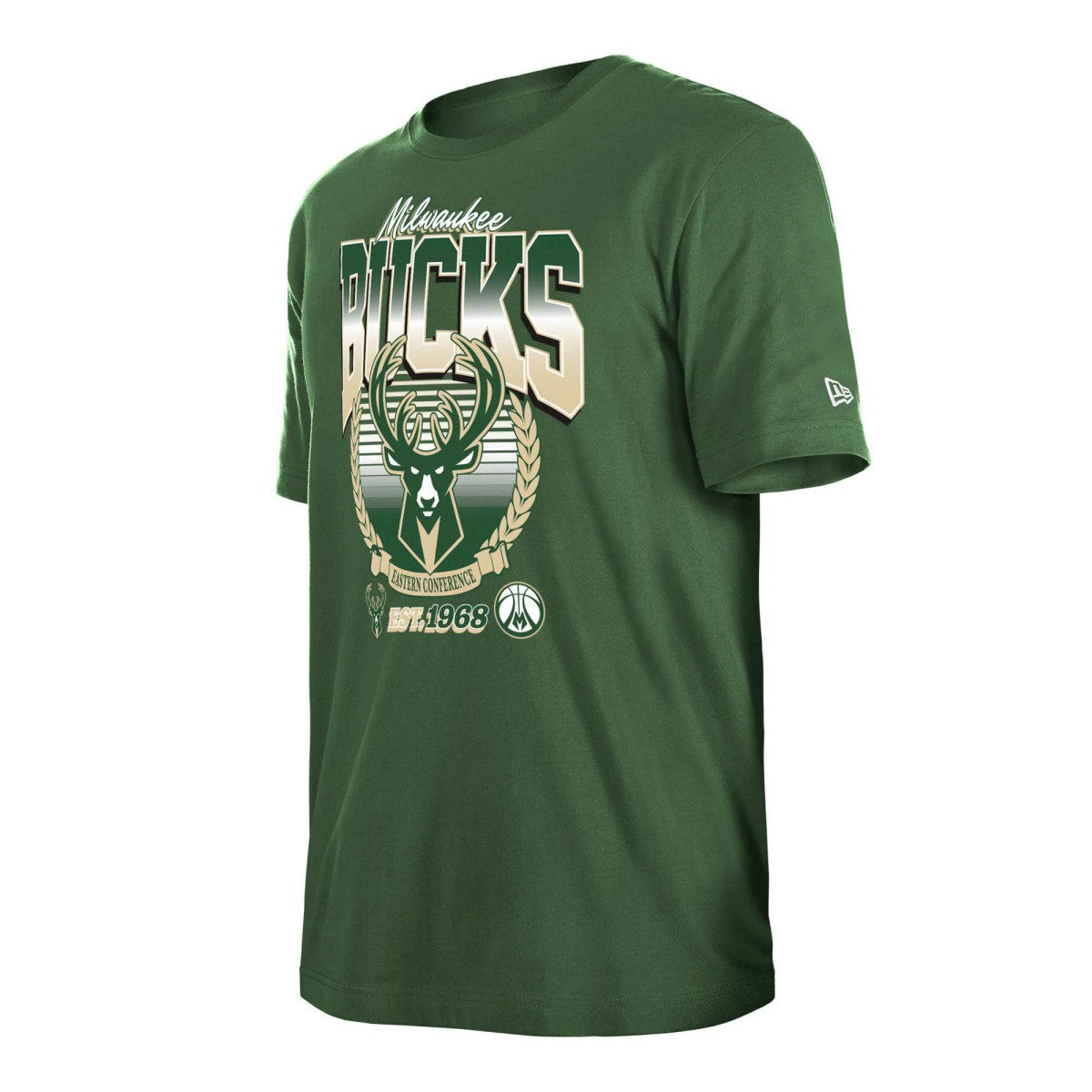 Milwaukee Bucks Unisex Summer Classics T-Shirt - Hunter Green | New Era sale