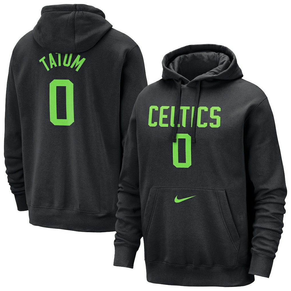 Jayson Tatum Boston Celtics 2024/25 City Edition Name & Number Pullover Hoodie - Black | Nike sale