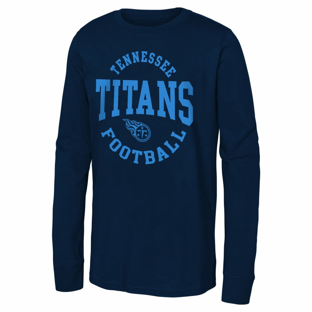 Tennessee Titans Youth Around The Block Long Sleeve T-Shirt - Navy online