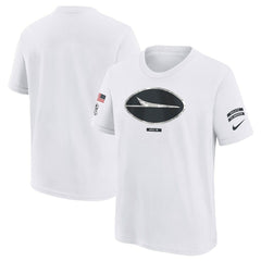 New York Jets Youth 2024 Salute To Service T-Shirt - White | Nike for sale
