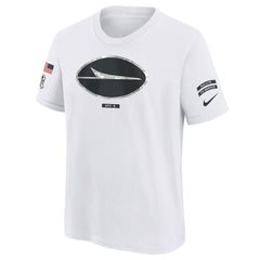 New York Jets Youth 2024 Salute To Service T-Shirt - White | Nike for sale
