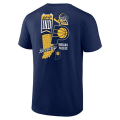 Indiana Pacers Split Zone T-Shirt - Navy for sale