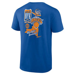 New York Knicks Split Zone T-Shirt - Blue online