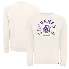 Sacramento Kings Sportiqe Unisex Harmon Super Soft Tri-Blend Raglan Pullover Sweatshirt - Cream sale