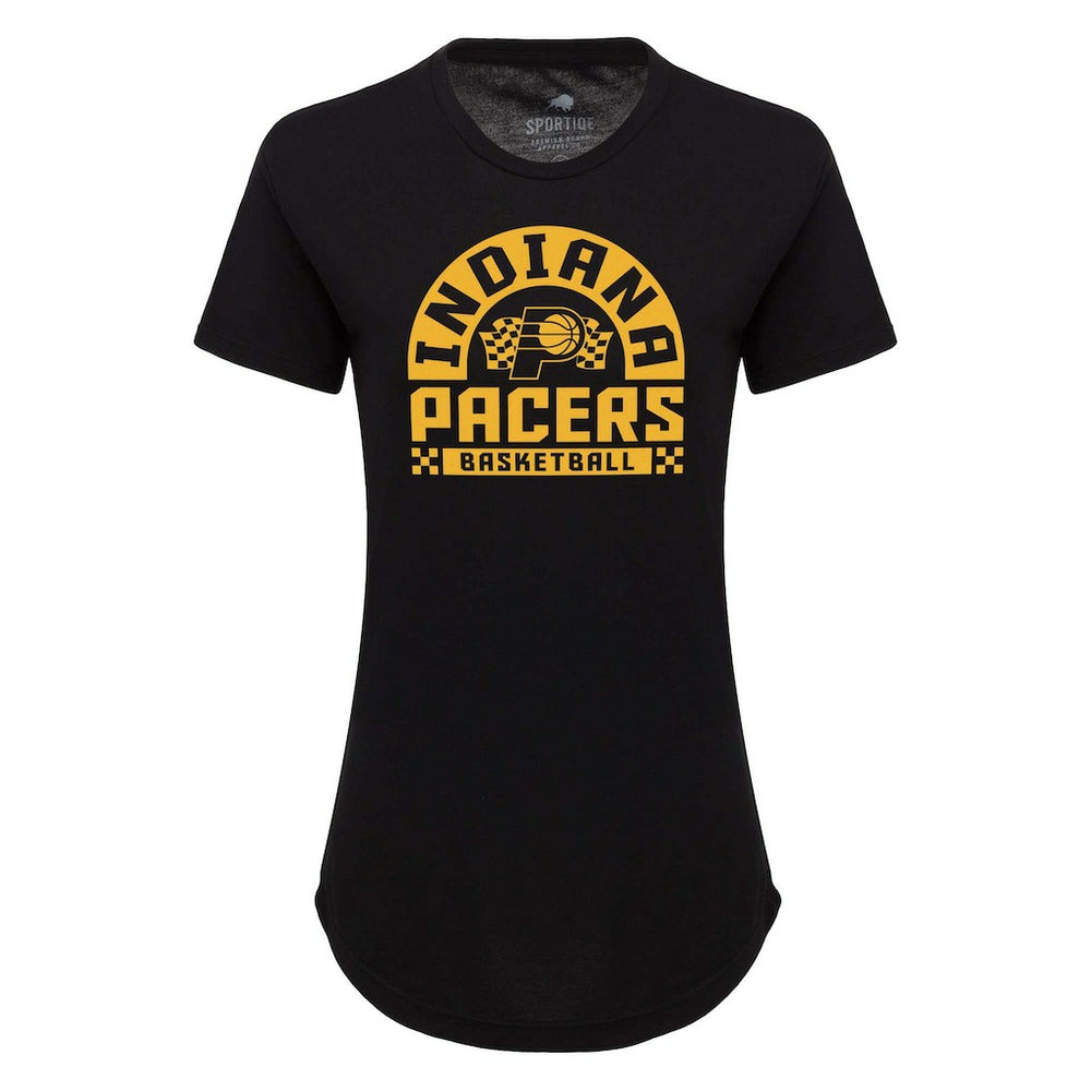 Indiana Pacers Sportiqe Women's Phoebe Super Soft Tri-Blend T-Shirt - Black on sale