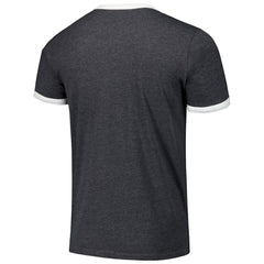 Tampa Bay Rays Majestic Threads Ringer Tri-Blend T-Shirt - Black