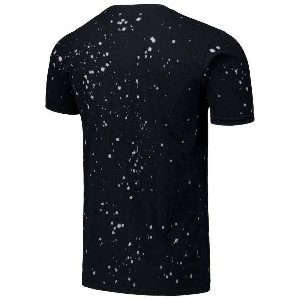 Philadelphia Phillies Majestic Threads Splatter T-Shirt - Black/White