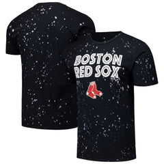 Boston Red Sox Majestic Threads Splatter T-Shirt - Black/White