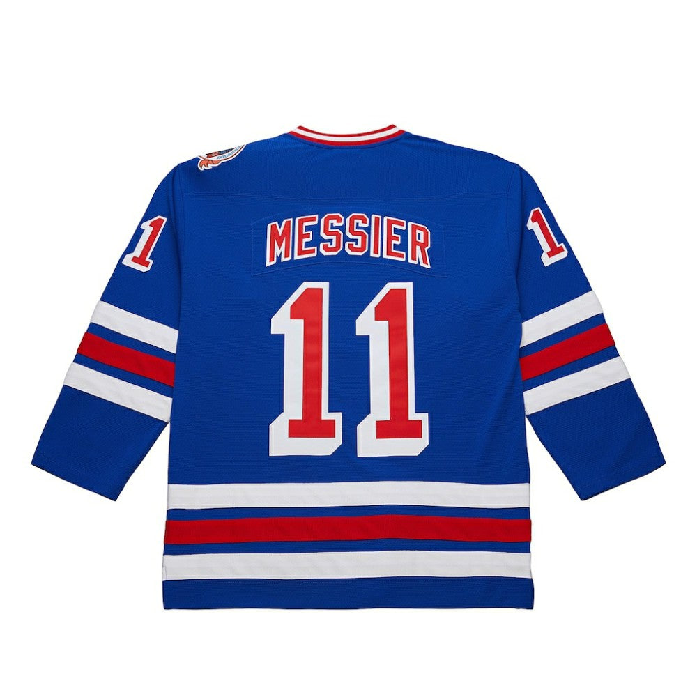 Mark Messier New York Rangers Mitchell & Ness Big & Tall 1993/94 Blue Line 2.0 Jersey Blue