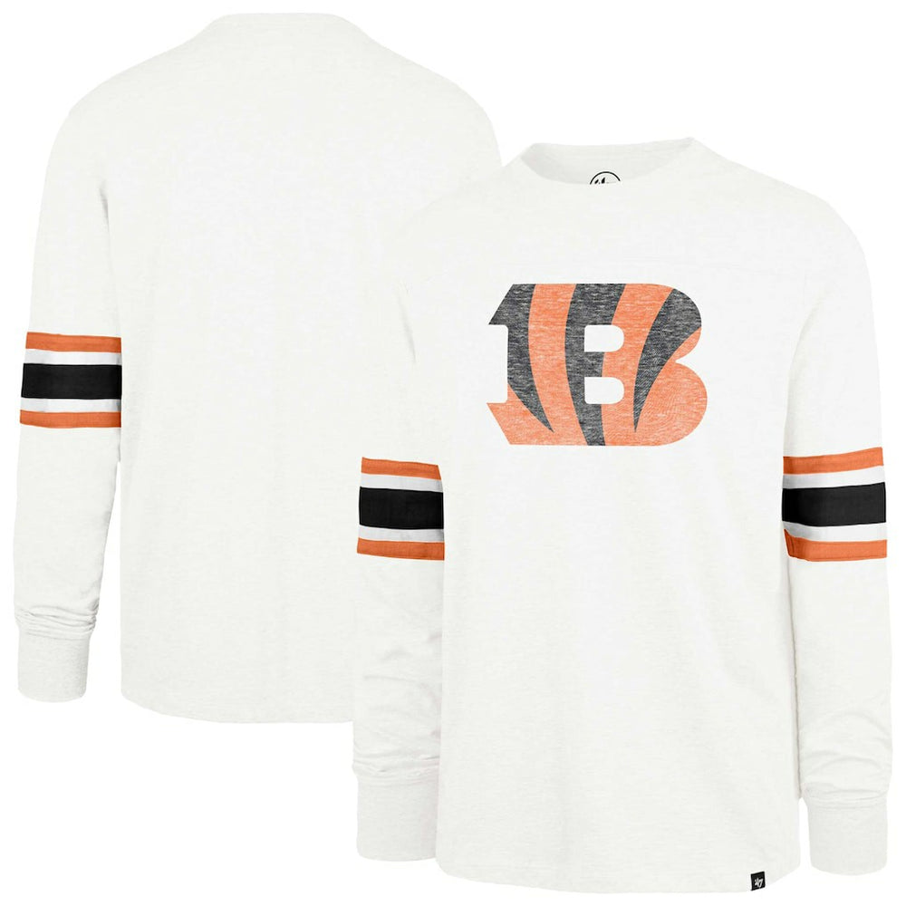 Cincinnati Bengals '47 Gridiron Premier Brex Long Sleeve T-Shirt - White sale
