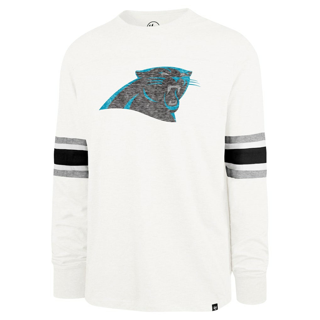 Carolina Panthers '47 Gridiron Premier Brex Long Sleeve T-Shirt - White outlet
