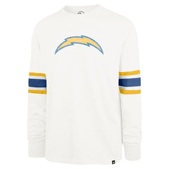 Los Angeles Chargers '47 Gridiron Premier Brex Long Sleeve T-Shirt - White outlet