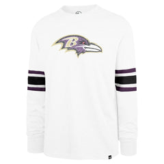 Baltimore Ravens '47 Gridiron Premier Brex Long Sleeve T-Shirt - White for sale