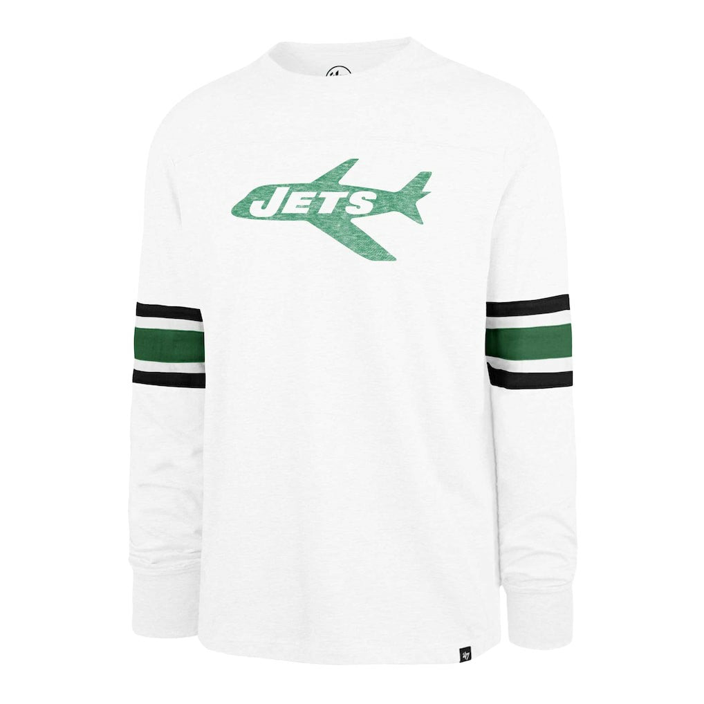 New York Jets '47 Gridiron Throwback Premier Brex Long Sleeve T-Shirt - White sale