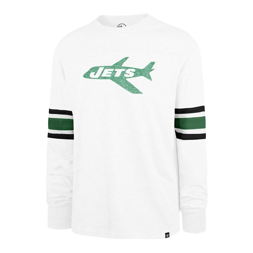 New York Jets '47 Gridiron Throwback Premier Brex Long Sleeve T-Shirt - White sale