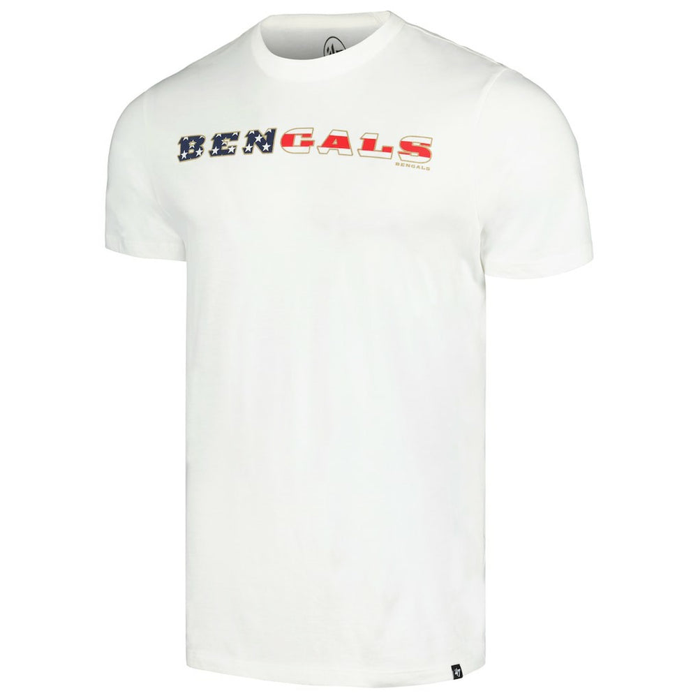 Cincinnati Bengals '47 Flag Script Franklin T-Shirt - White for sale