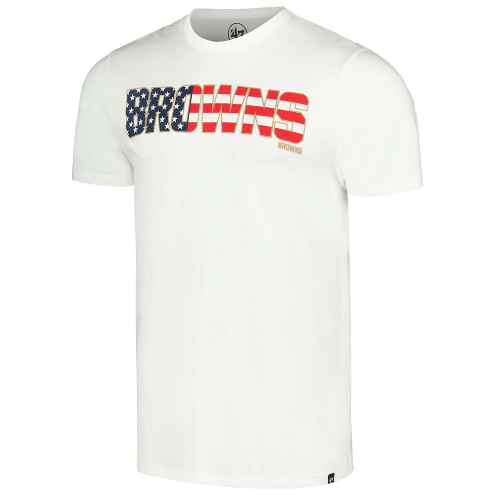 Cleveland Browns '47 Flag Script Franklin T-Shirt - White cheap
