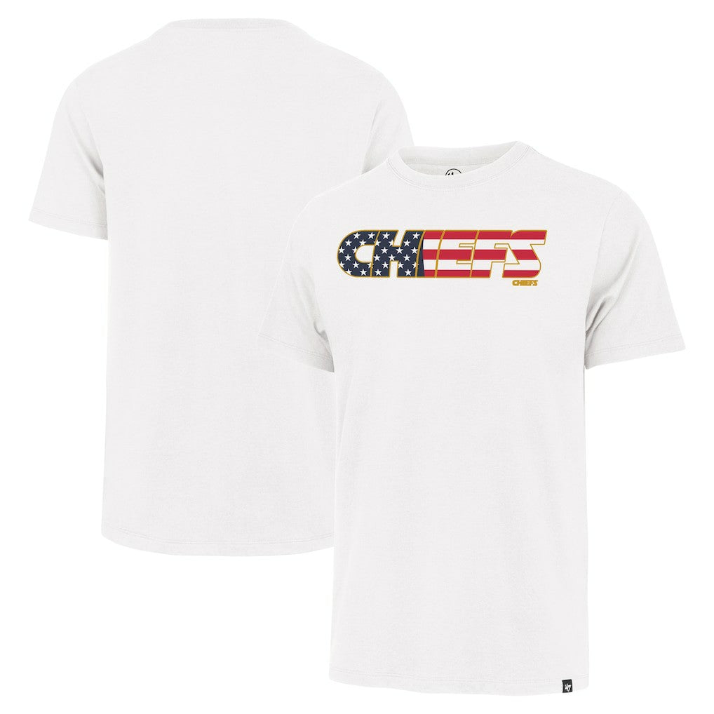 Kansas City Chiefs '47 Flag Script Franklin T-Shirt - White for sale