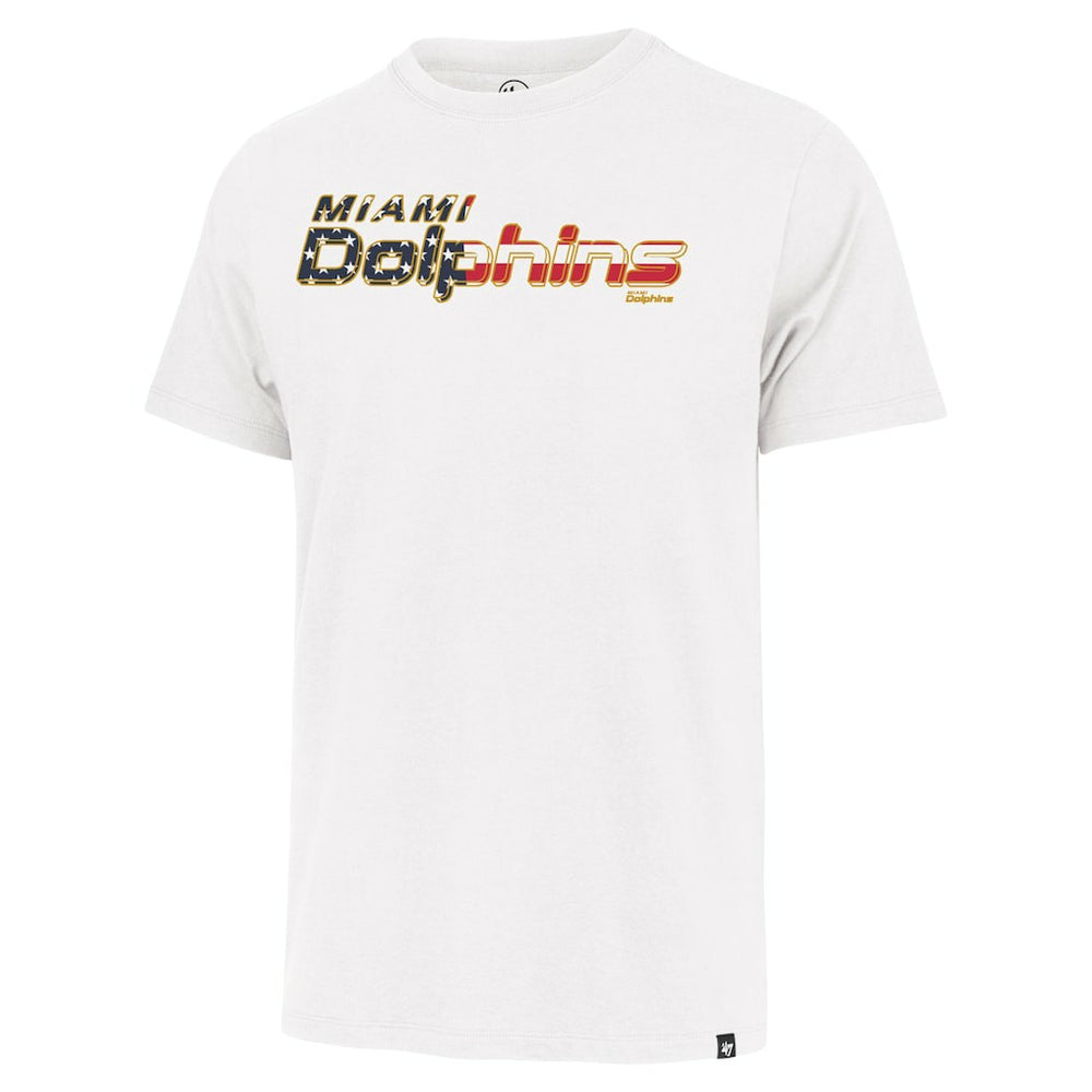 Miami Dolphins '47 Flag Script Franklin T-Shirt - White outlet