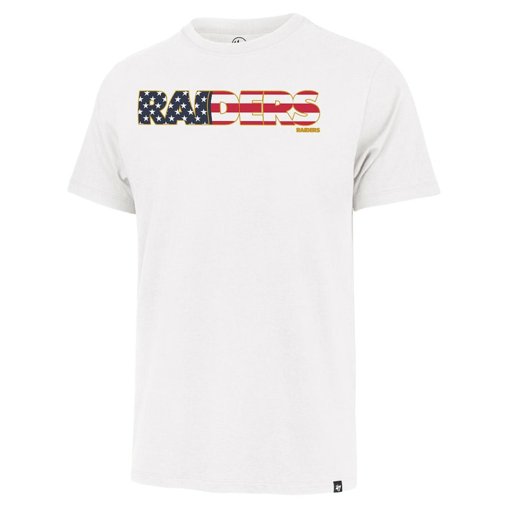 Las Vegas Raiders '47 Flag Script Franklin T-Shirt - White cheap