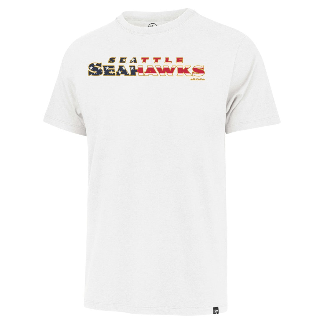 Seattle Seahawks '47 Flag Script Franklin T-Shirt - White outlet