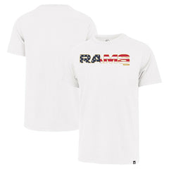 Los Angeles Rams '47 Flag Script Franklin T-Shirt - White on sale