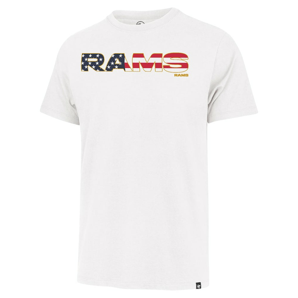 Los Angeles Rams '47 Flag Script Franklin T-Shirt - White on sale