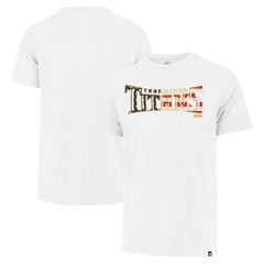Tennessee Titans '47 Flag Script Franklin T-Shirt - White outlet