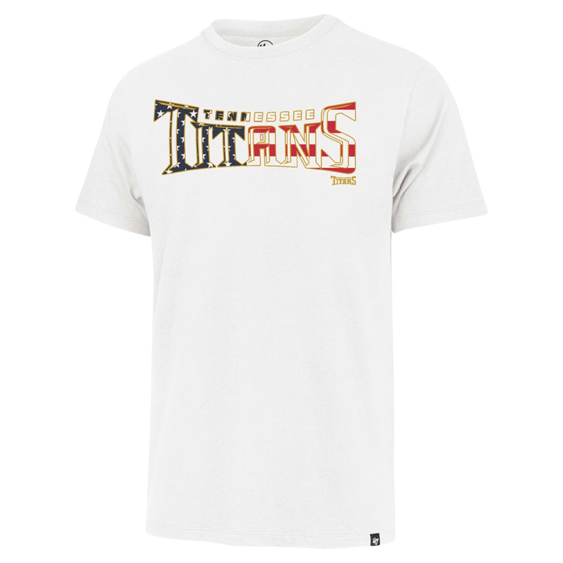 Tennessee Titans '47 Flag Script Franklin T-Shirt - White outlet