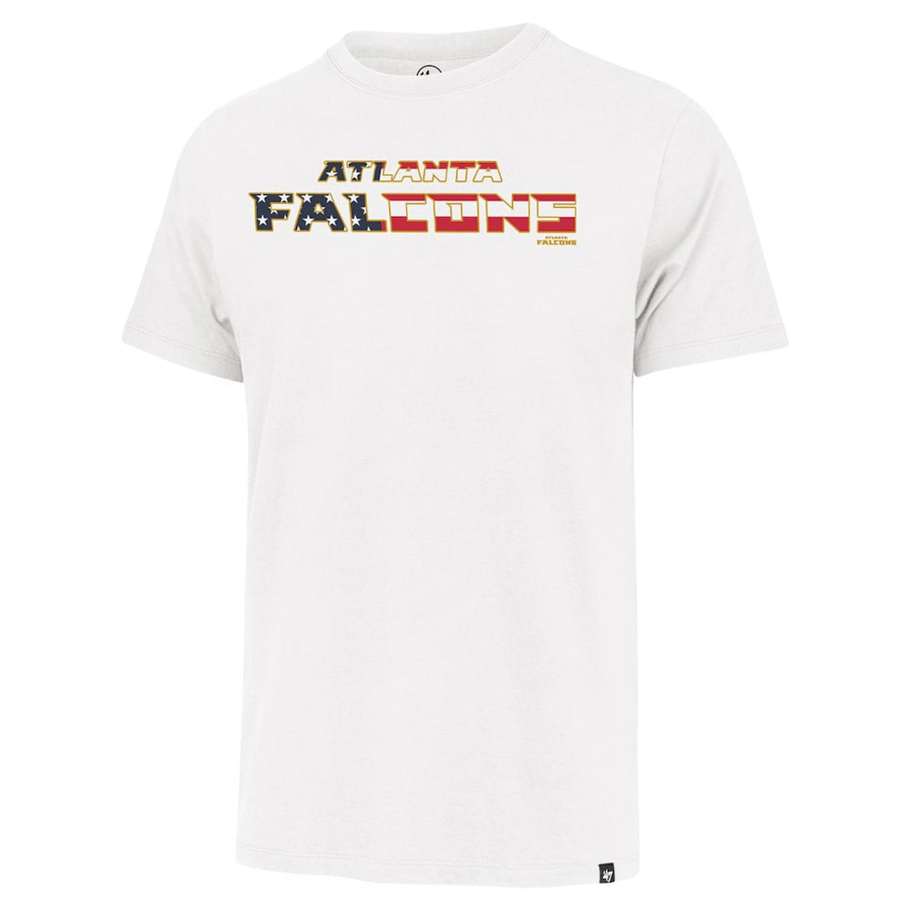 Atlanta Falcons '47 Flag Script Franklin T-Shirt - White discount