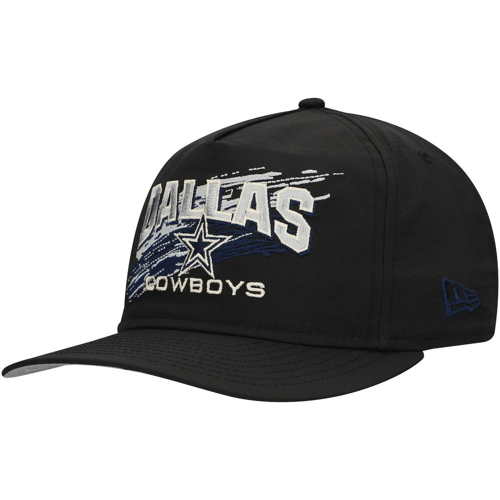 Dallas Cowboys New Era Throwback Brush Golfer Snapback Hat - Black sale