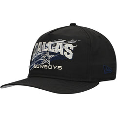 Dallas Cowboys New Era Throwback Brush Golfer Snapback Hat - Black sale