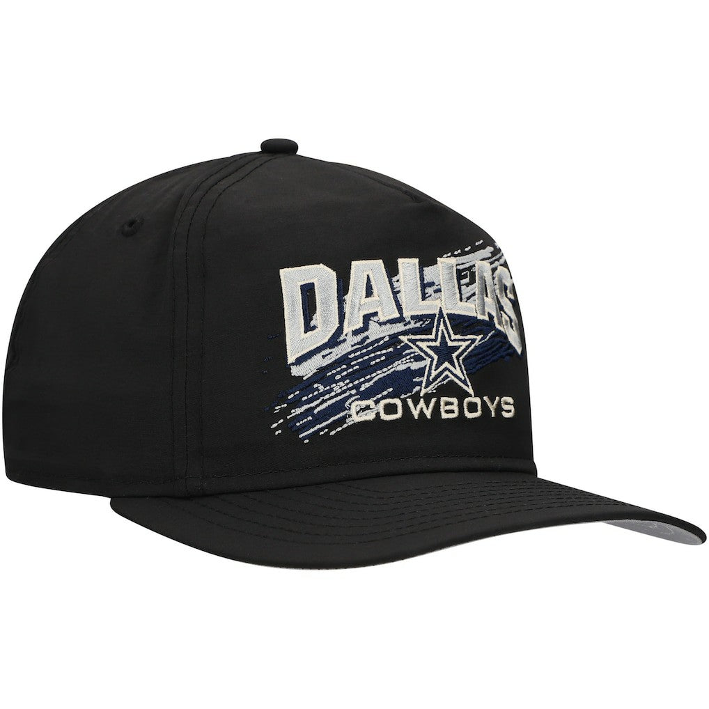 Dallas Cowboys New Era Throwback Brush Golfer Snapback Hat - Black sale