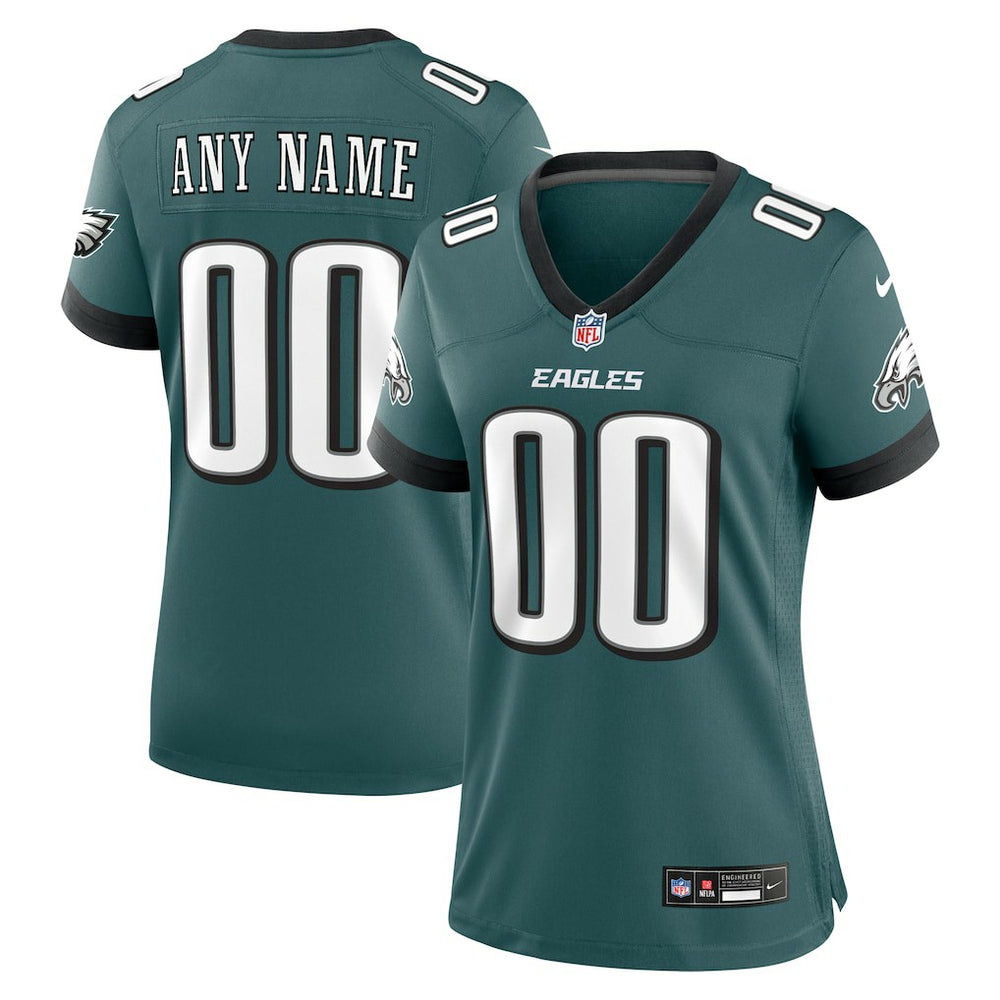 Philadelphia Eagles Women's Custom Game Jersey - Midnight Green | Nike sale