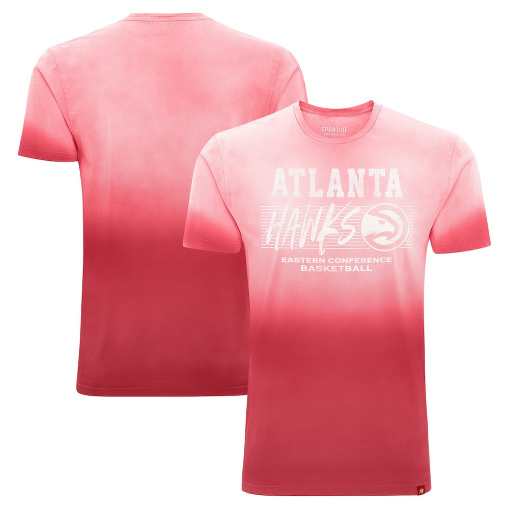 Atlanta Hawks Sportiqe Unisex Bingham Sun-Fade T-Shirt - Red shop