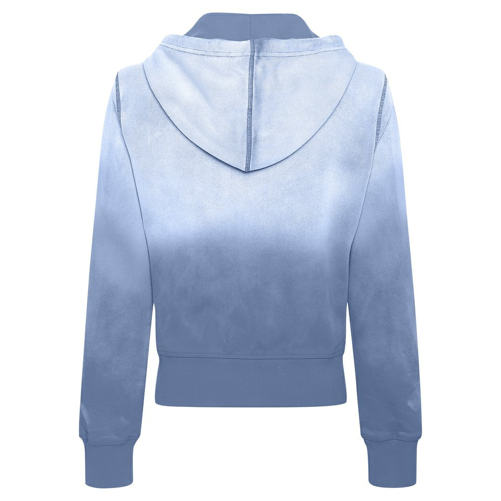 Philadelphia 76ers Sportiqe Women's Carli Sun Fade Full-Zip Hoodie - Blue sale