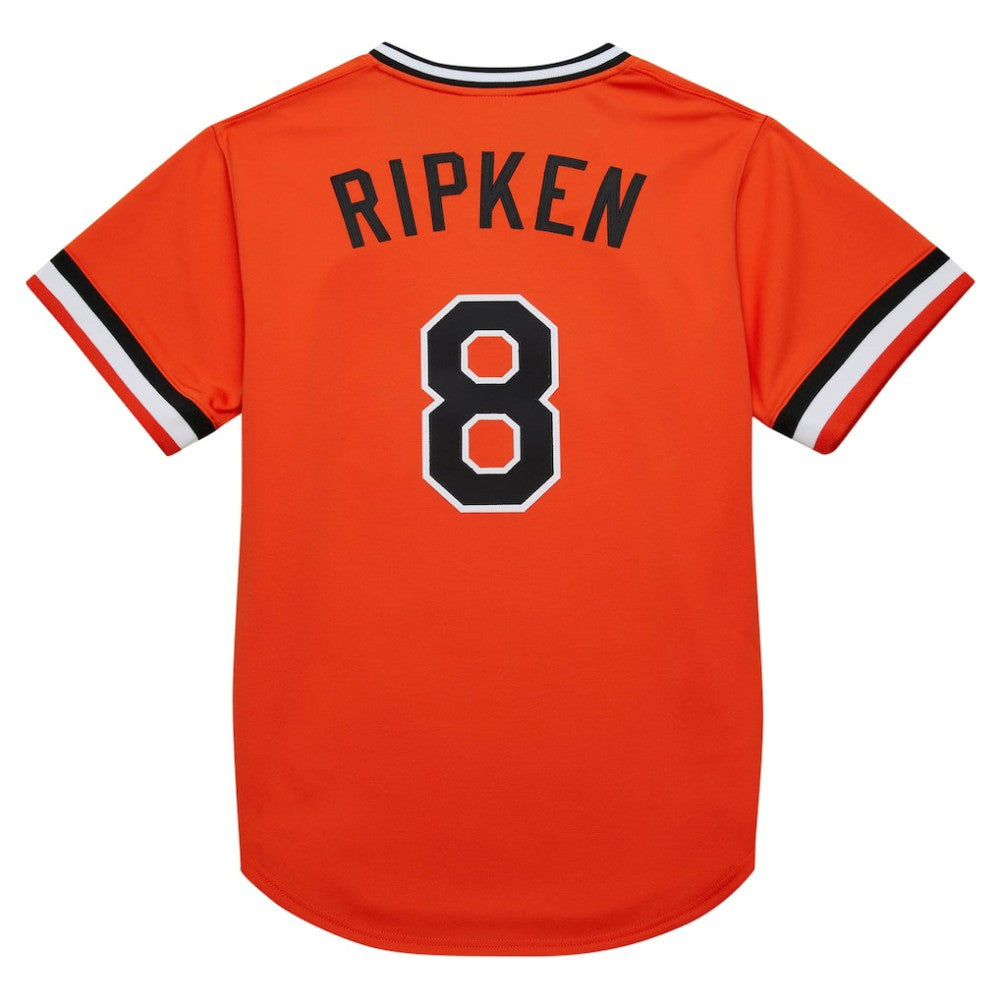 Cal Ripken Jr. Baltimore Orioles 2001 Cooperstown Collection Authentic Throwback Jersey - Orange | Mitchell & Ness