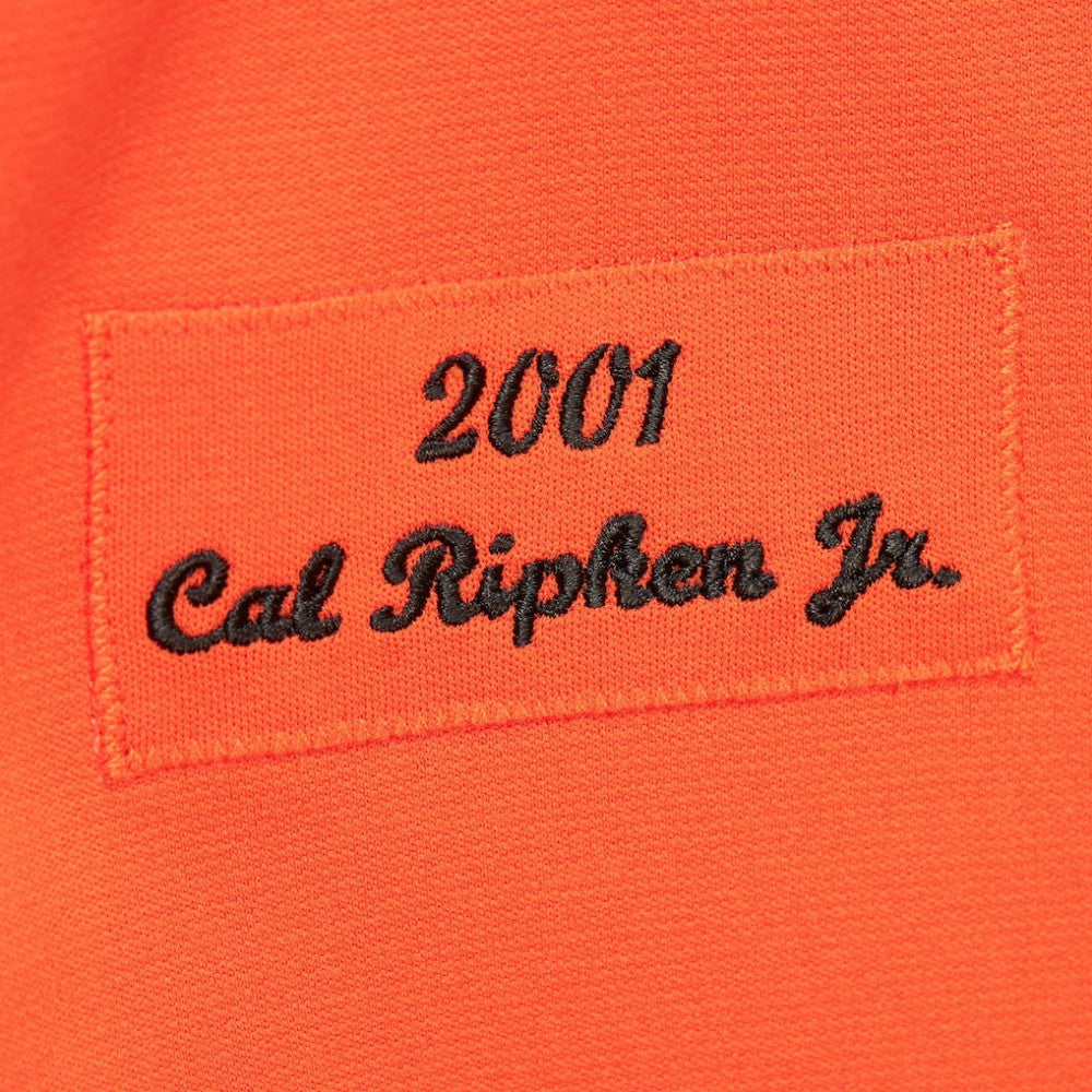 Cal Ripken Jr. Baltimore Orioles 2001 Cooperstown Collection Authentic Throwback Jersey - Orange | Mitchell & Ness
