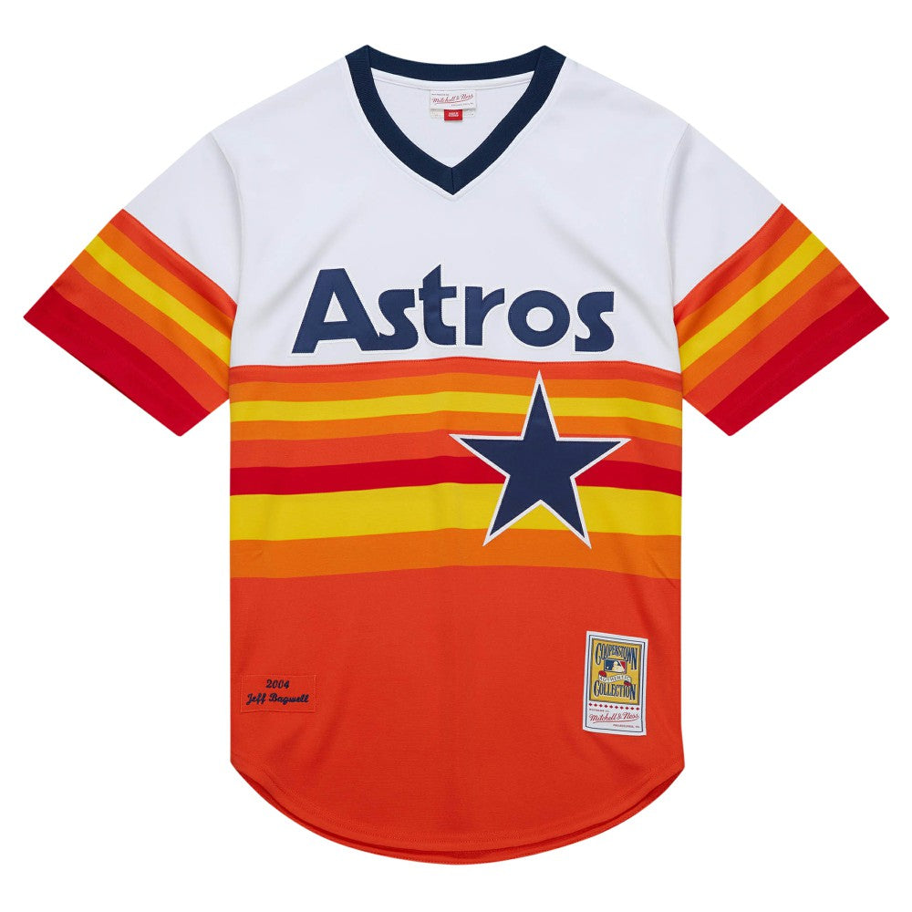 Jeff Bagwell Houston Astros 2004 Cooperstown Collection Authentic Throwback Jersey - White | Mitchell & Ness