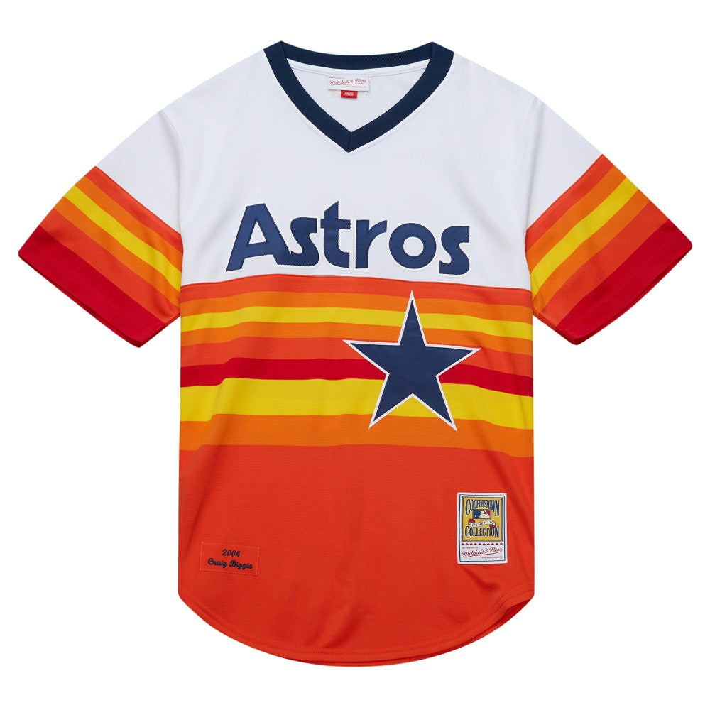 Craig Biggio Houston Astros 2004 Cooperstown Collection Authentic Throwback Jersey - White | Mitchell & Ness
