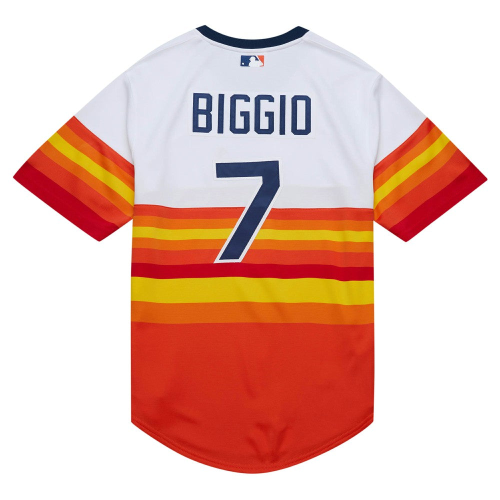 Craig Biggio Houston Astros 2004 Cooperstown Collection Authentic Throwback Jersey - White | Mitchell & Ness