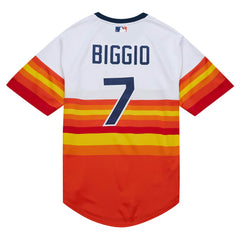 Craig Biggio Houston Astros 2004 Cooperstown Collection Authentic Throwback Jersey - White | Mitchell & Ness