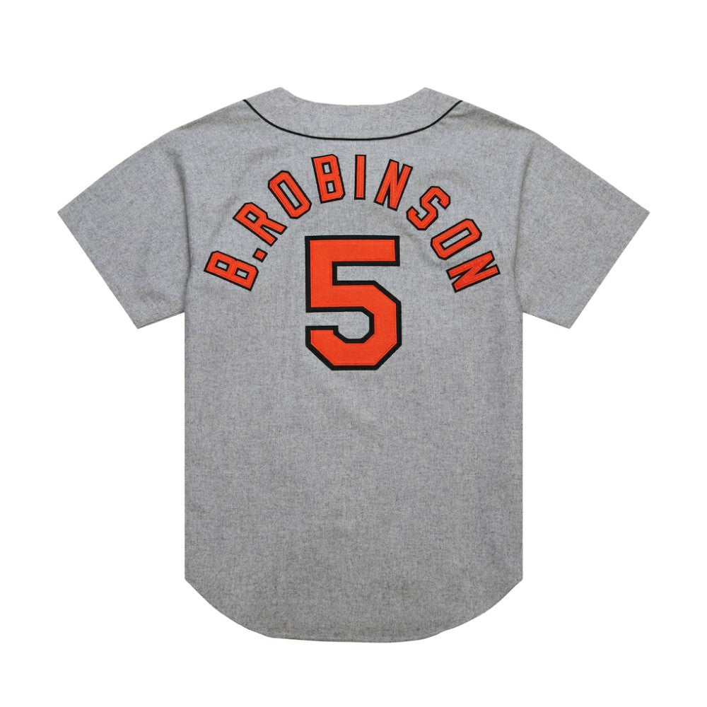 Brooks Robinson Baltimore Orioles Cooperstown Collection 1966 Authentic Jersey - Gray | Mitchell & Ness