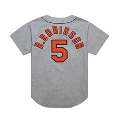 Brooks Robinson Baltimore Orioles Cooperstown Collection 1966 Authentic Jersey - Gray | Mitchell & Ness