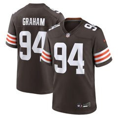 Mason Graham Cleveland Browns 2025 NFL Draft First Round Pick Game Jersey - Brown | Nike cheap