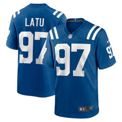 Laiatu Latu Indianapolis Colts Player Game Jersey - Royal | Nike for sale