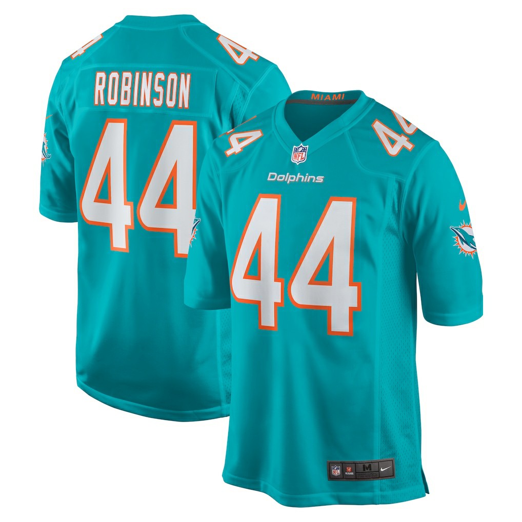 Chop Robinson Miami Dolphins Player Game Jersey - Aqua | Nike on sale