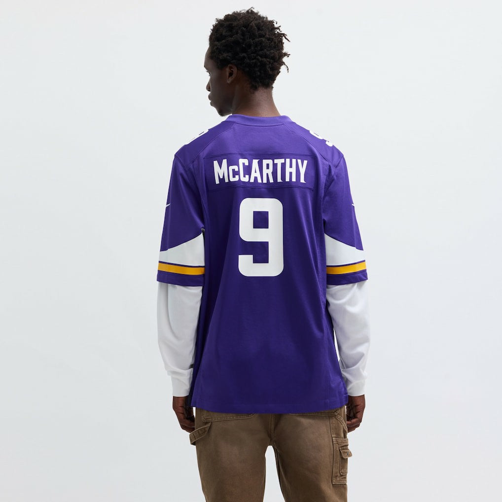 J.J. McCarthy Minnesota Vikings Player Game Jersey - Purple | Nike sale