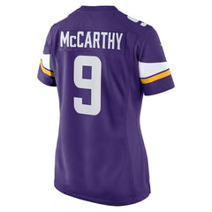 J.J. McCarthy Minnesota Vikings Women's Player Game Jersey - Purple | Nike discount