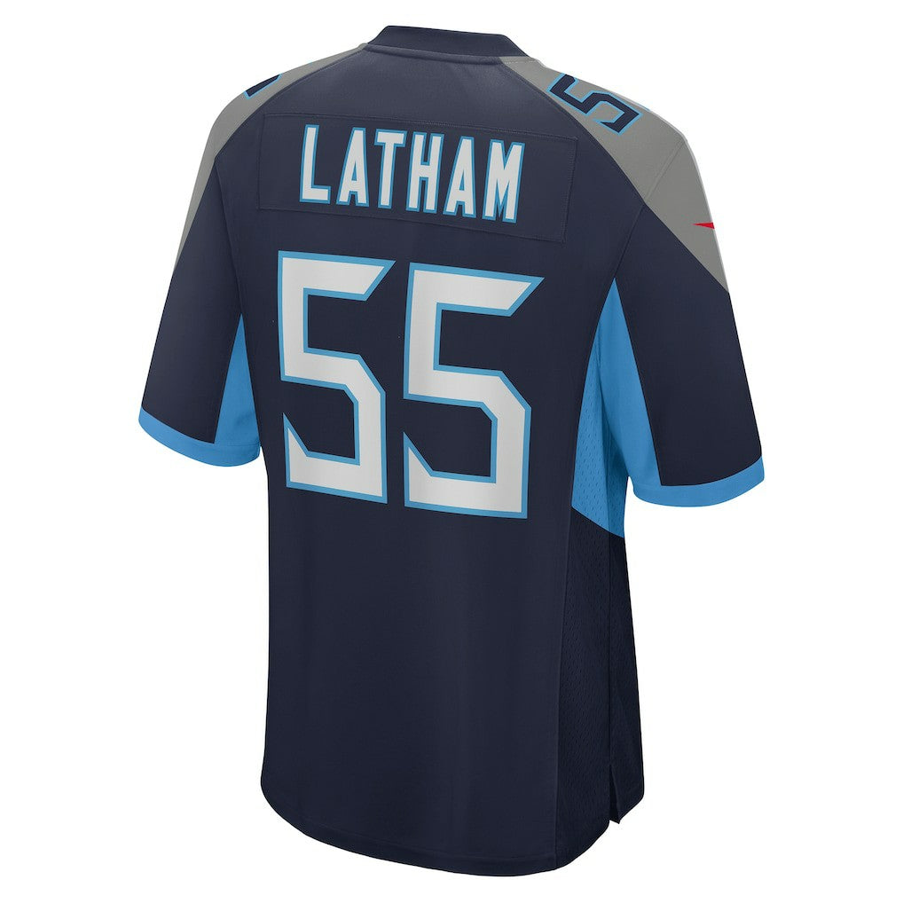 JC Latham Tennessee Titans Player Game Jersey - Navy | Nike for sale